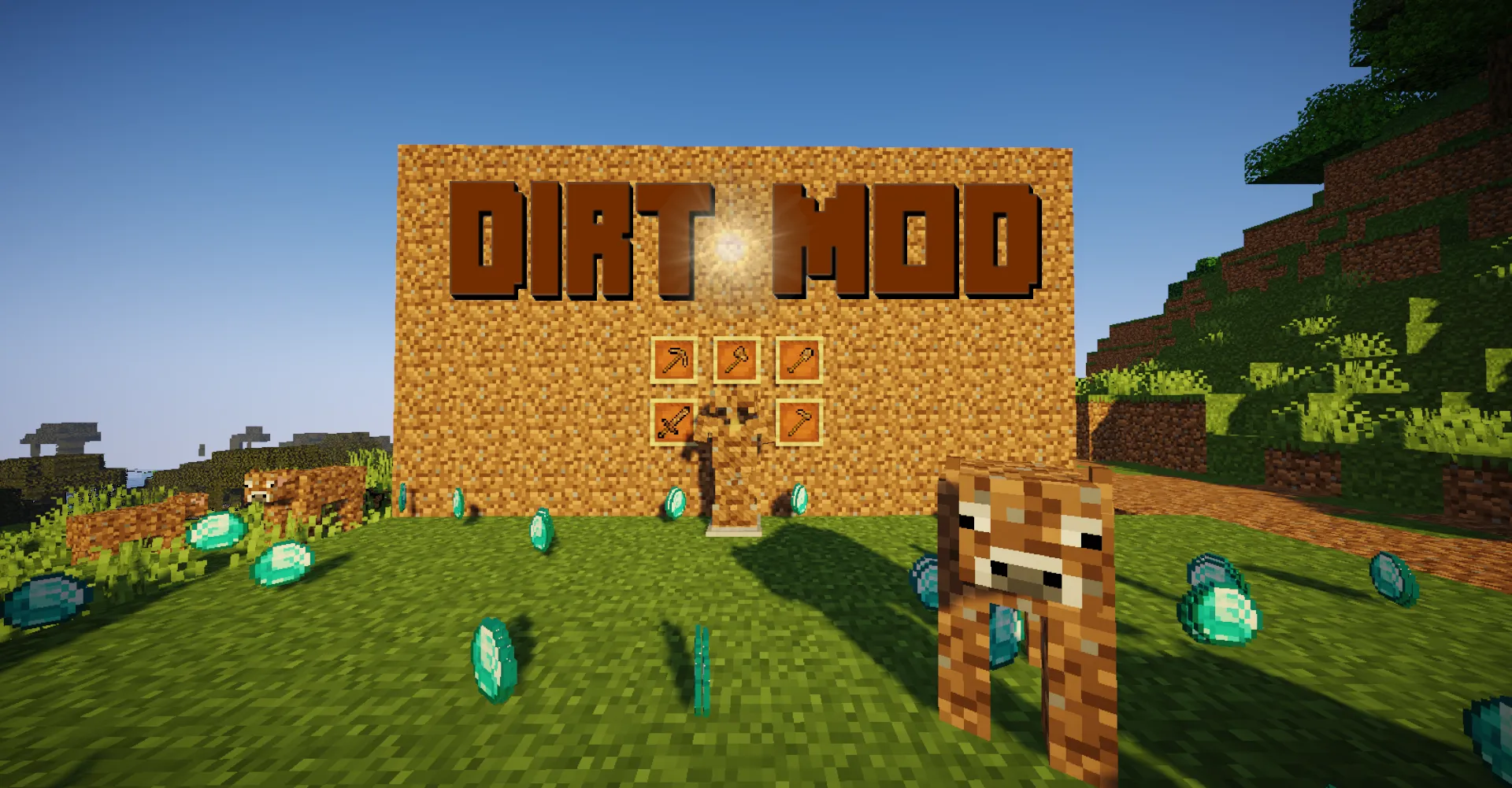 Dirts Mod!, Моды, Minecraft