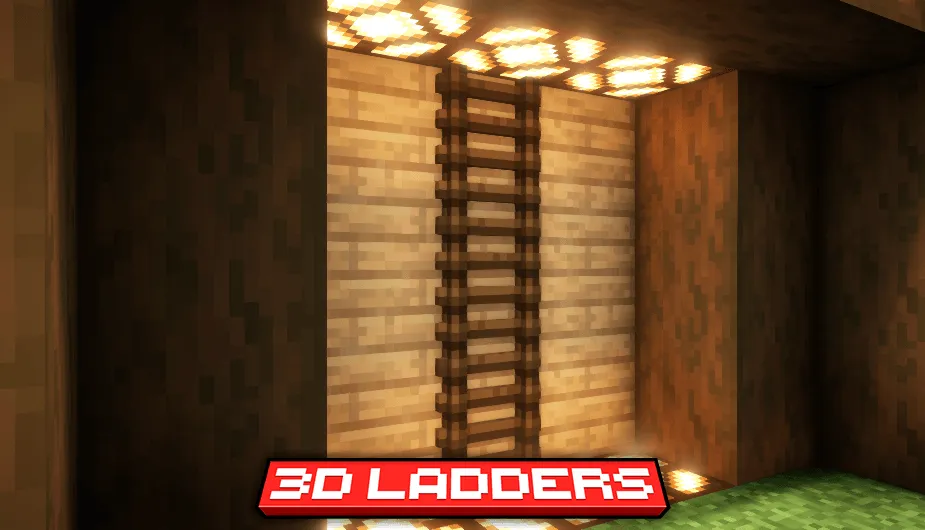 Ladders 3D — скриншот 1 (Текстуры, Minecraft)