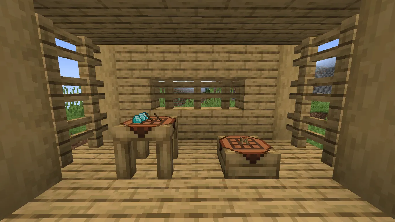 Crafting Station Retextured — скриншот 1 (Текстуры, Minecraft)