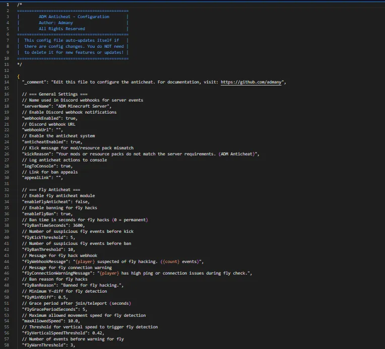ADM Anticheat, Моды, Minecraft