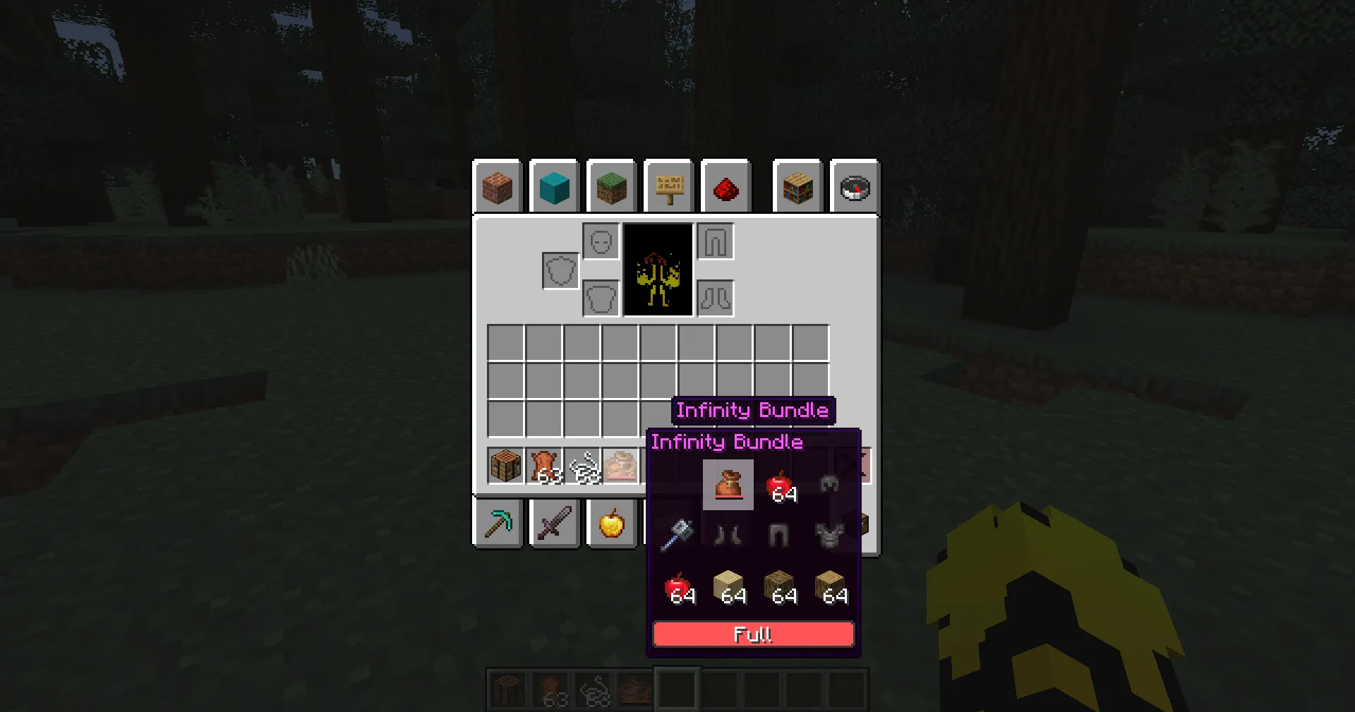 Infinite Storage Bundle, Дата-паки, Minecraft