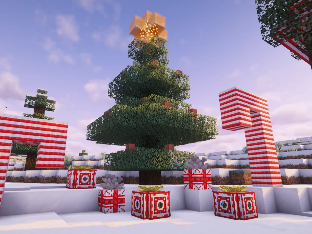 Candy Cane Fun, Текстуры, Minecraft