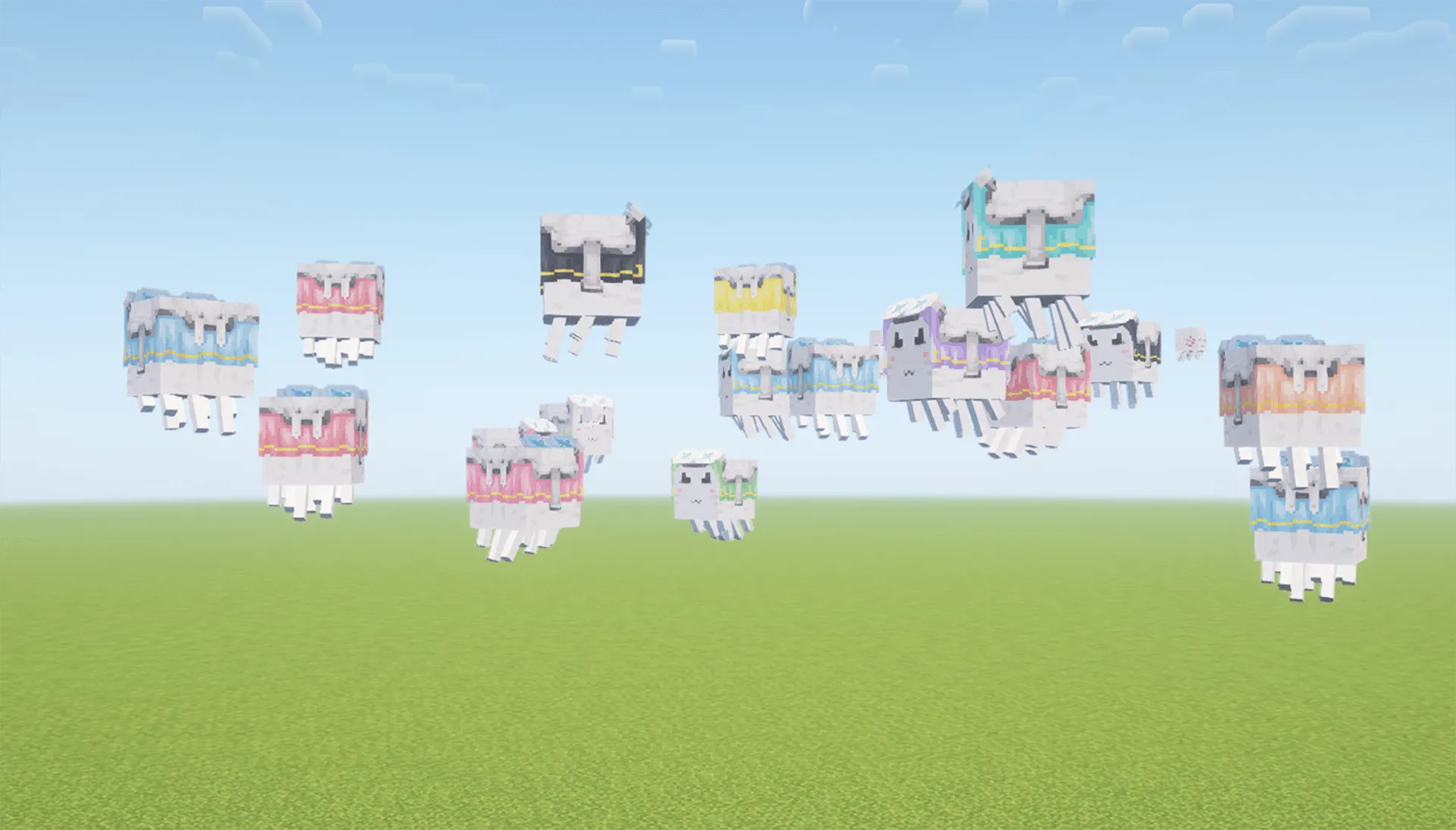 Pastel Ghast Harness — скриншот 1 (Текстуры, Minecraft)