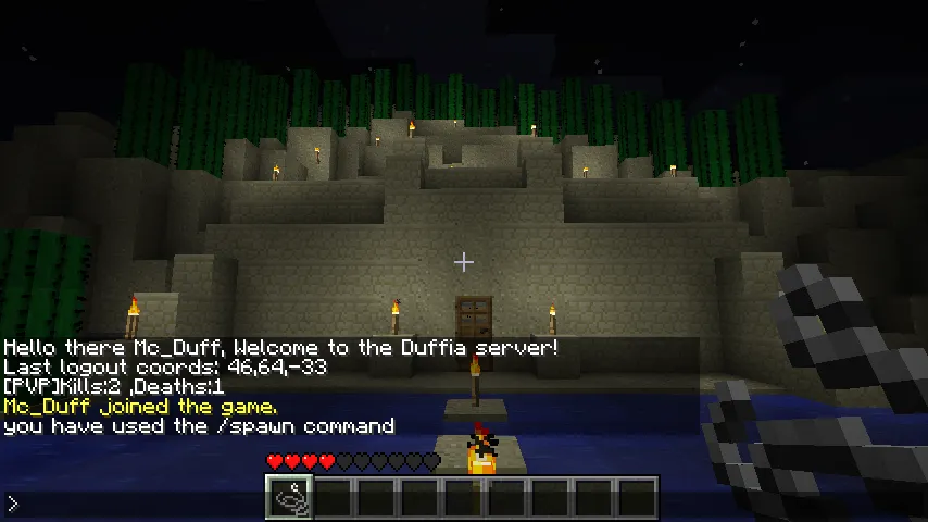 Duffiaplugin — скриншот 1 (Плагины, Minecraft)