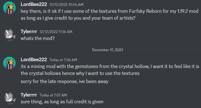 RFFFP Gemstones, Моды, Minecraft