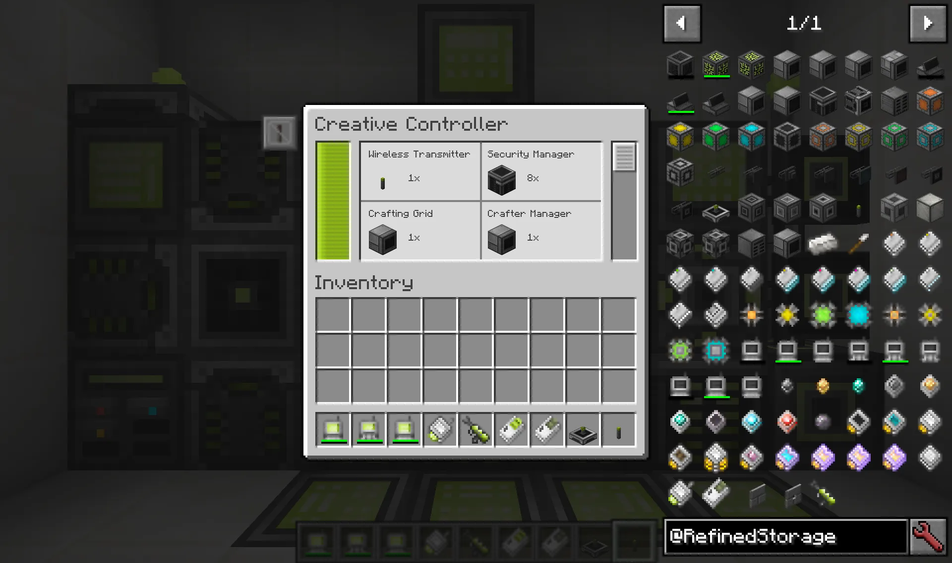 Refined Storage Recolor - Lime — скриншот 1 (Текстуры, Minecraft)