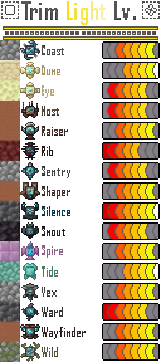 Boredom's ~ ReShaped Armor, Текстуры, Minecraft