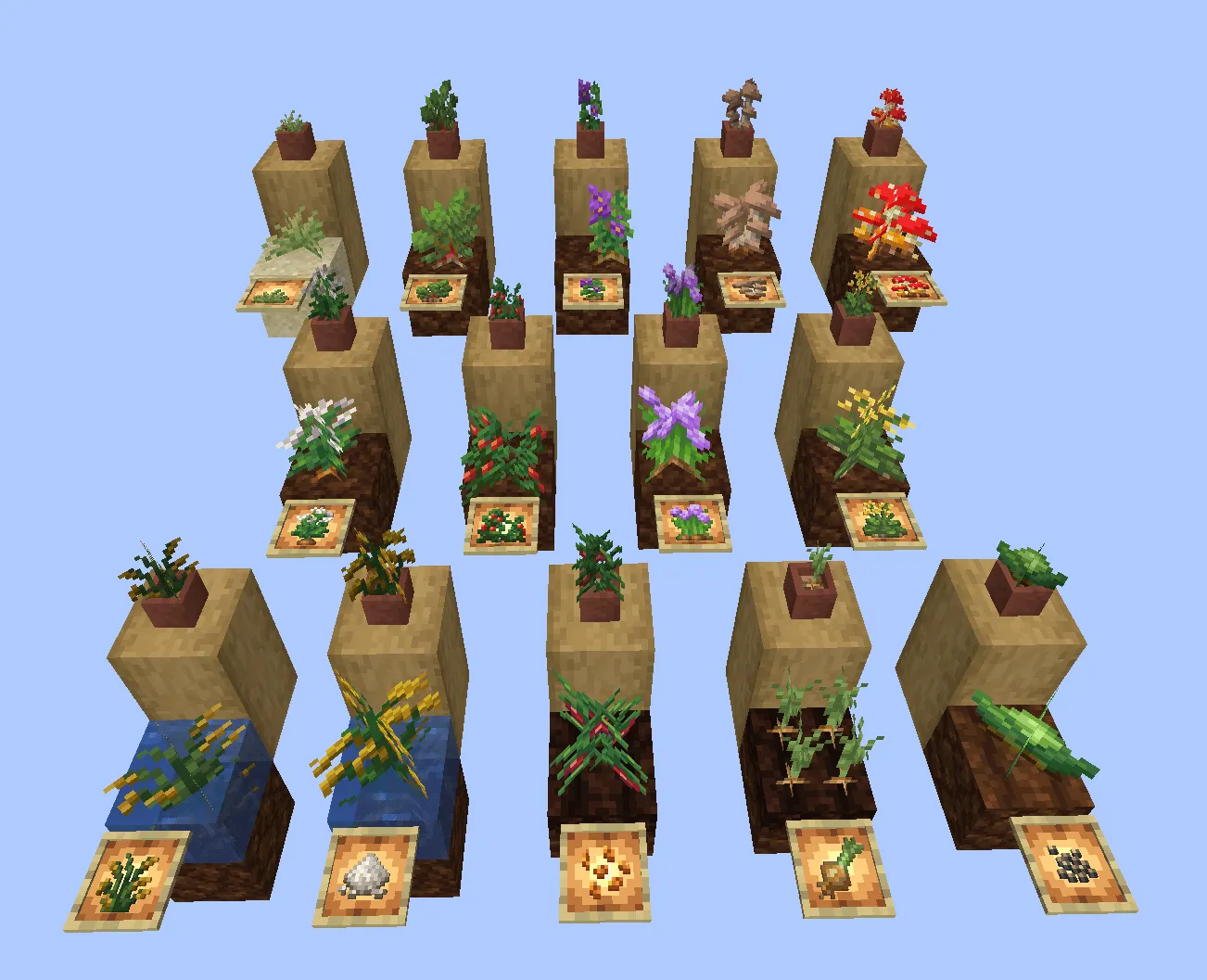 Potted Delight, Моды, Minecraft