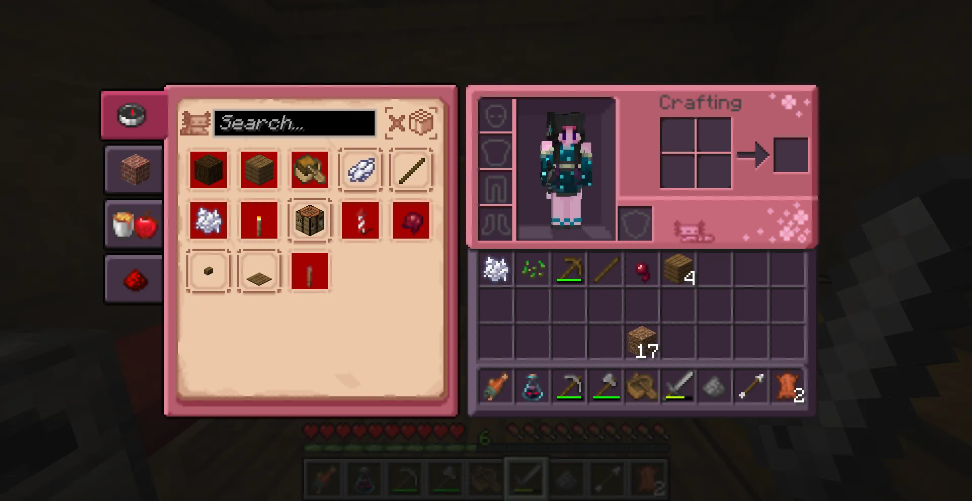KonciPET UI (+ Animated Axolotl Buddy) — скриншот 2 (Текстуры, Minecraft)