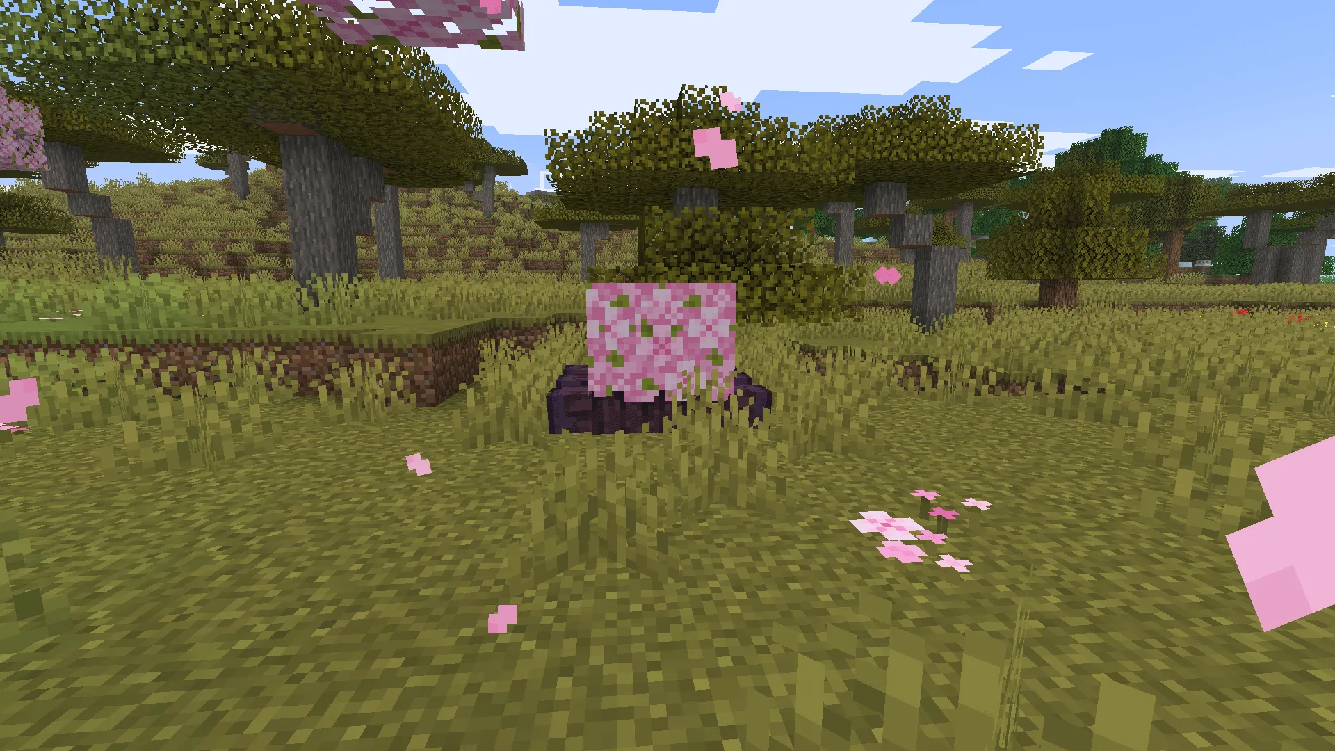 Cherry Grove Sniffer — скриншот 1 (Текстуры, Minecraft)