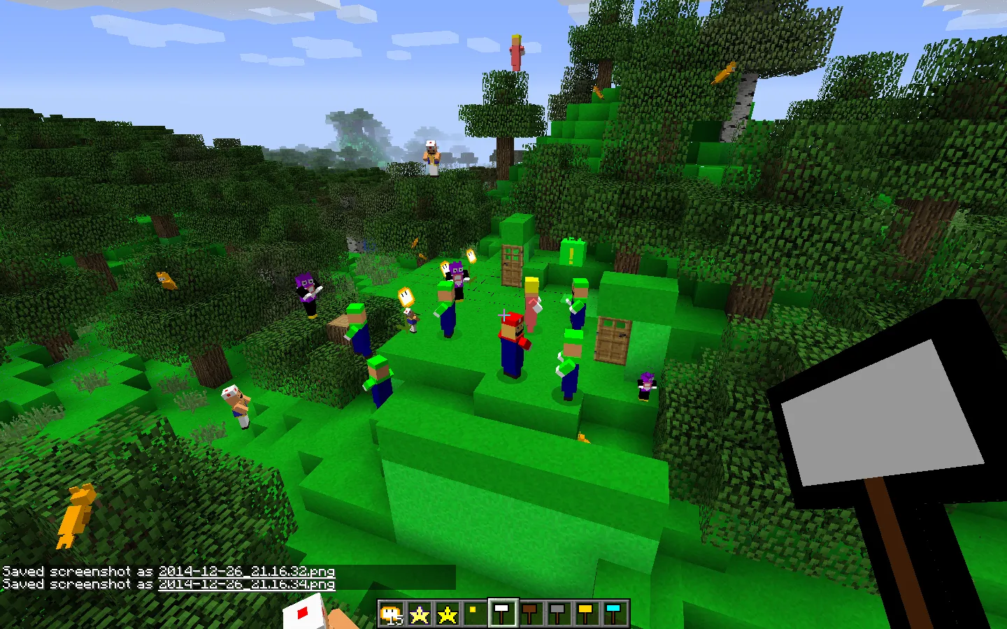 Mario's World, Текстуры, Minecraft