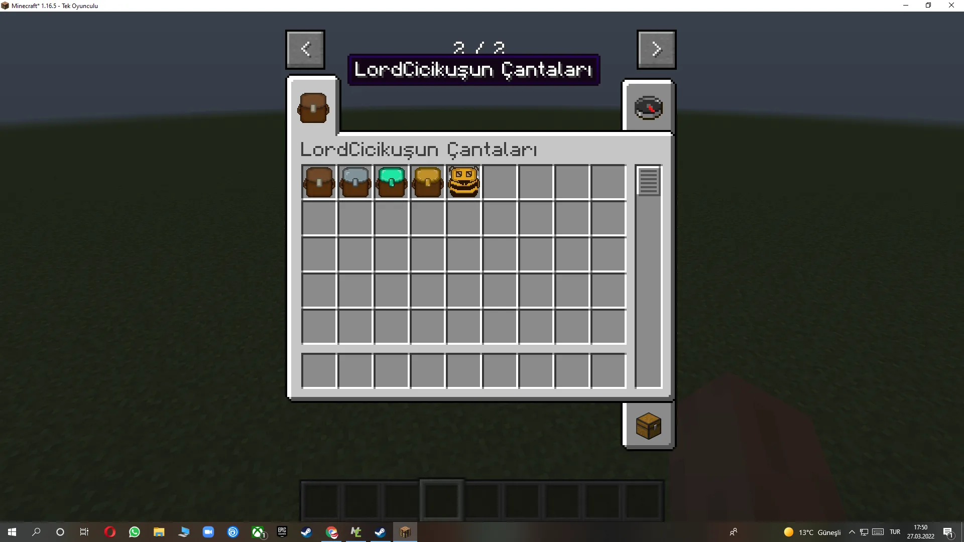 LordCicikus' BackPacks, Моды, Minecraft