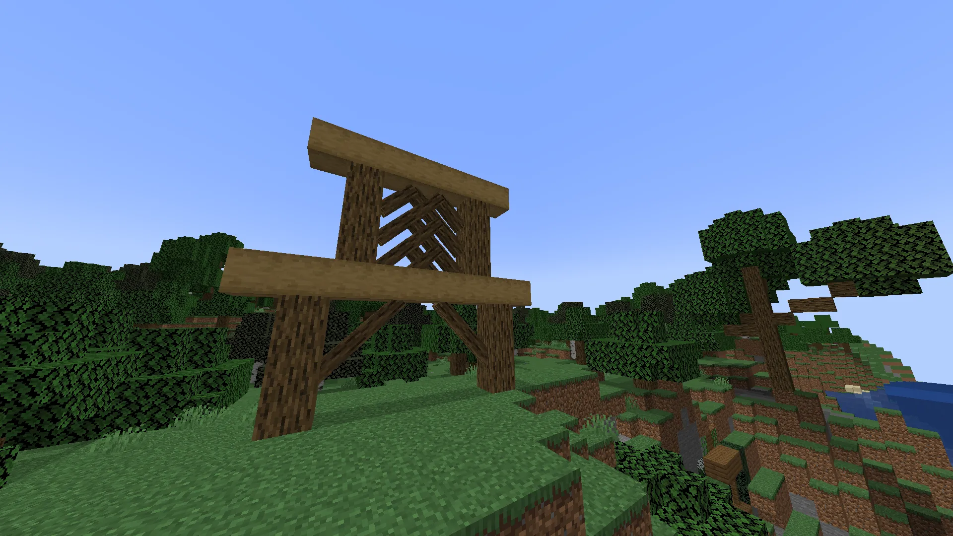 wood braces (forge) — скриншот 3 (Моды, Minecraft)