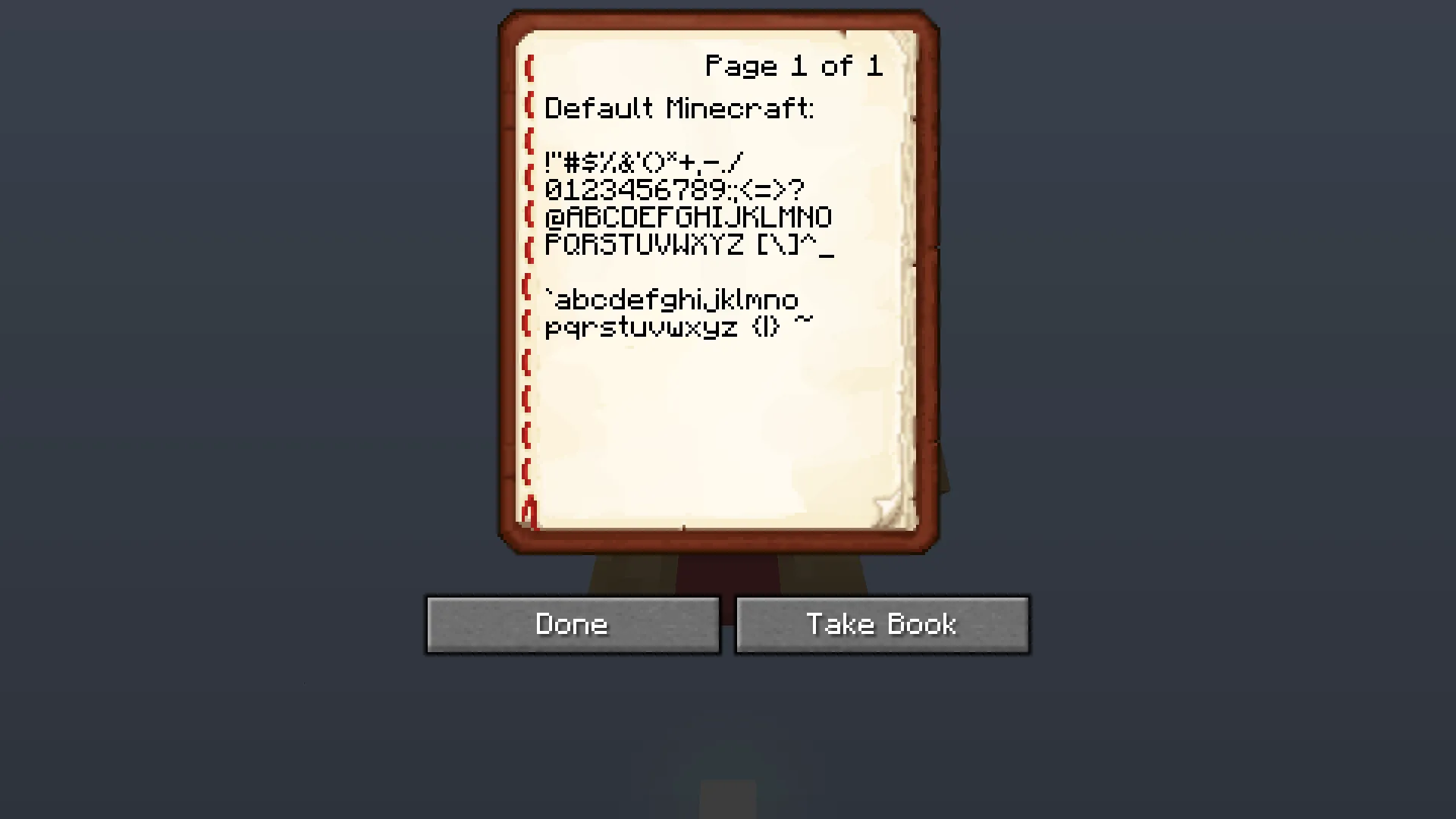 Subtle Font Tweaks, Текстуры, Minecraft