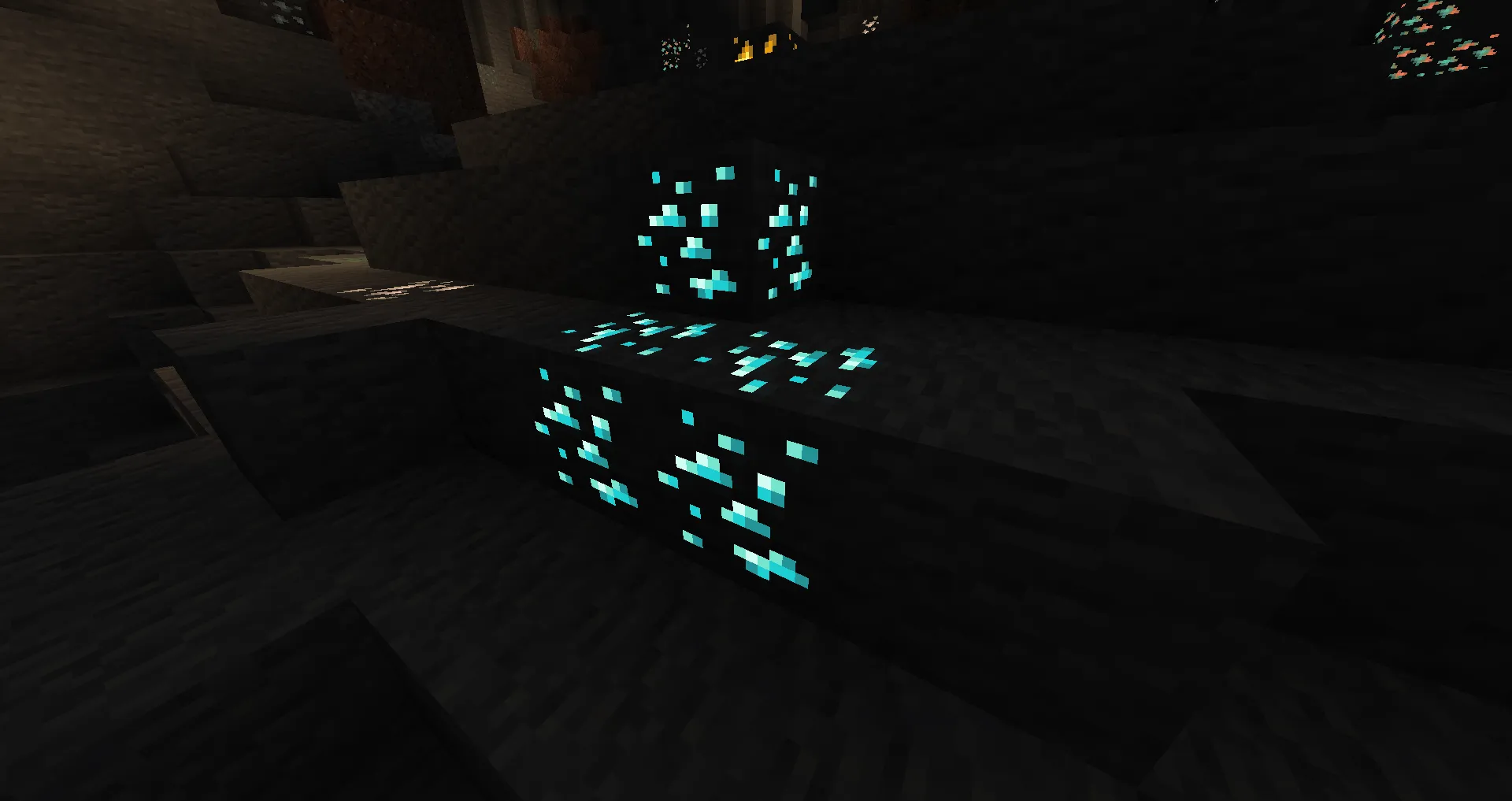 Glowing Ores Plus — скриншот 2 (Текстуры, Minecraft)
