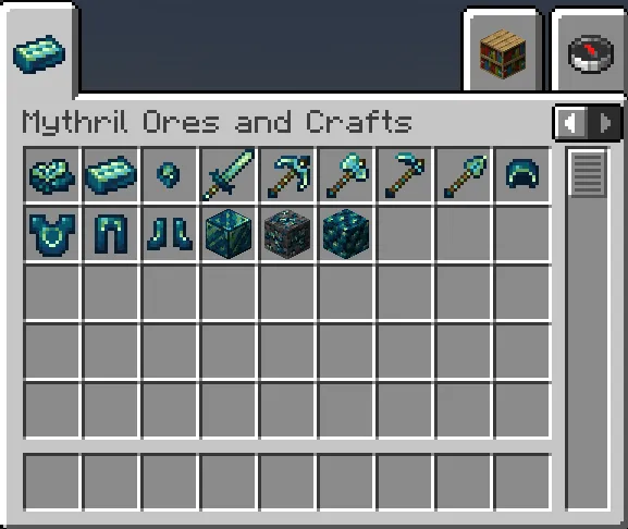 Mythril Ores and Crafts, Моды, Minecraft