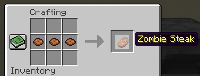 Easy Zombie Steak — скриншот 4 (Моды, Minecraft)