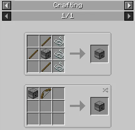 Raj's Additional Dispenser Recipies — скриншот 1 (Текстуры, Minecraft)