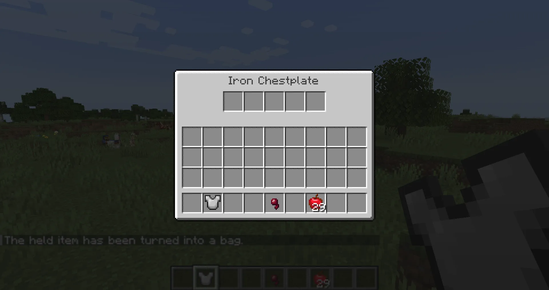 Everything bag, Моды, Minecraft