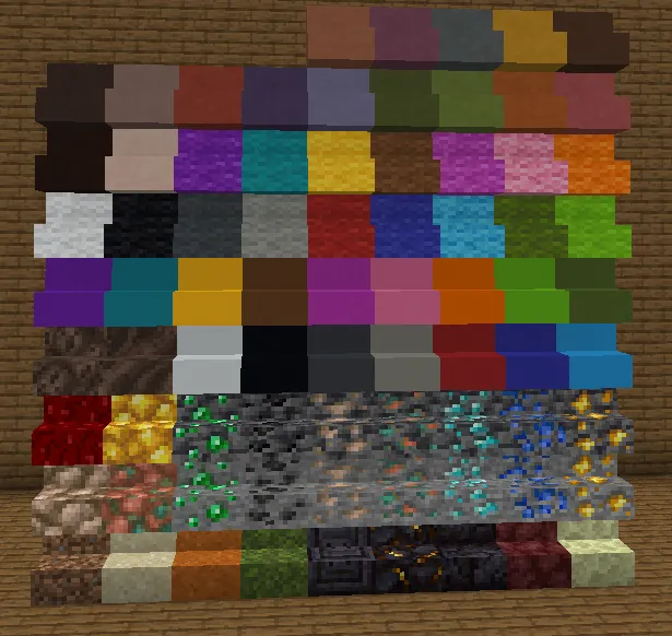 Stairs Expansion — скриншот 1 (Моды, Minecraft)