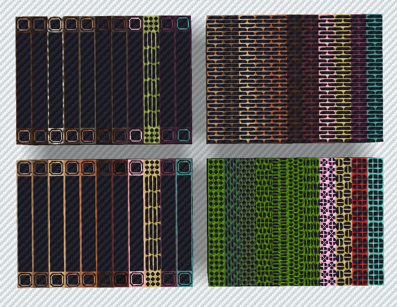 Carbon Fiber | 16x, Текстуры, Minecraft