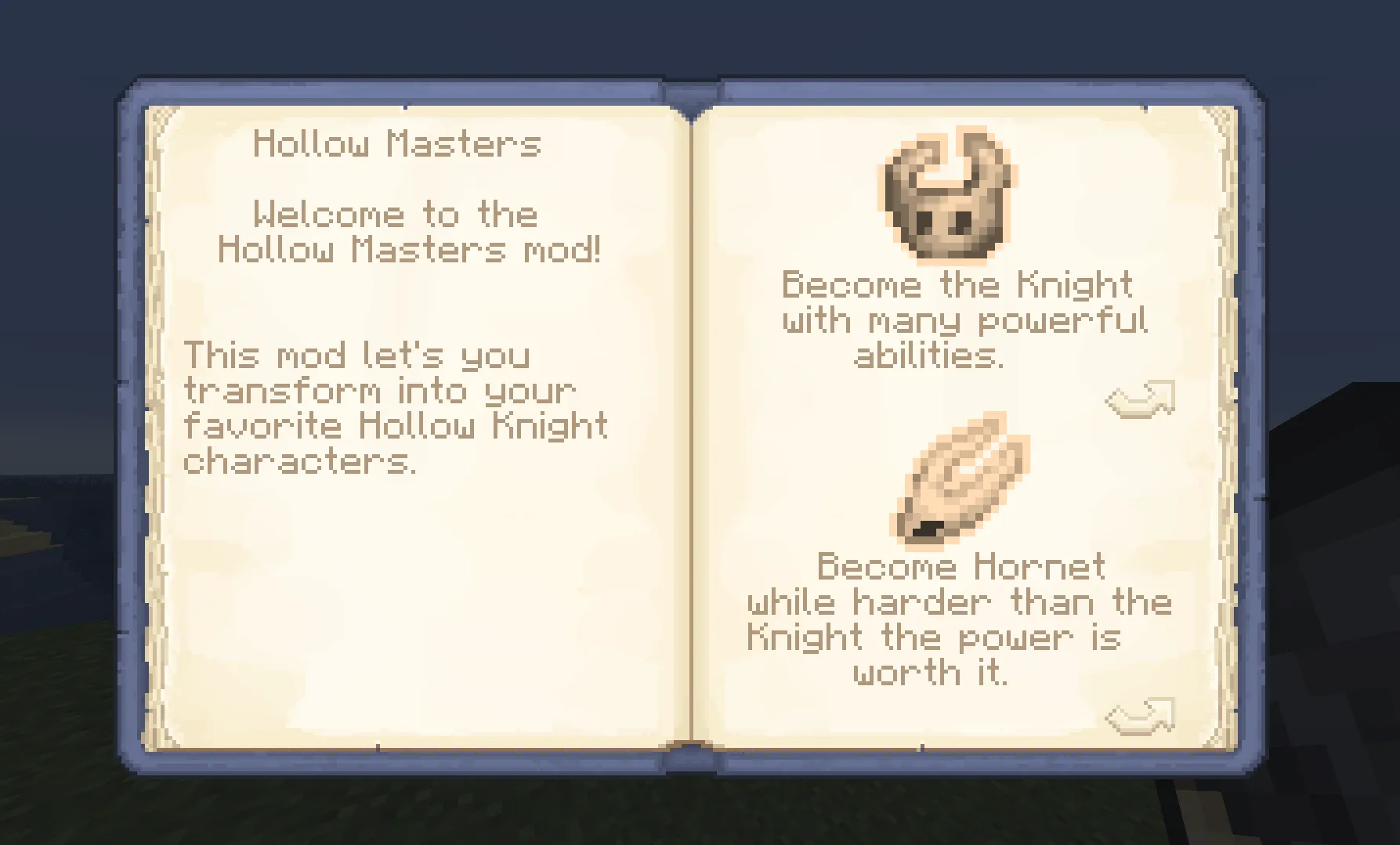 Hollow Masters, Моды, Minecraft