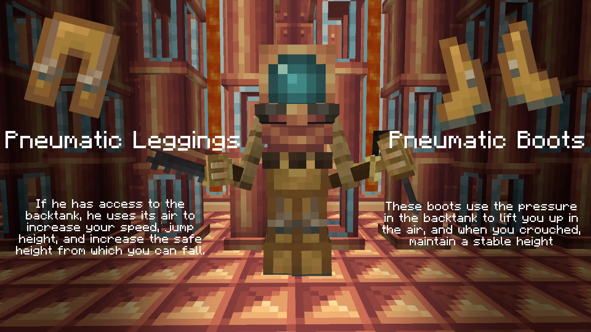 Create: pneumatic equipment, Моды, Minecraft