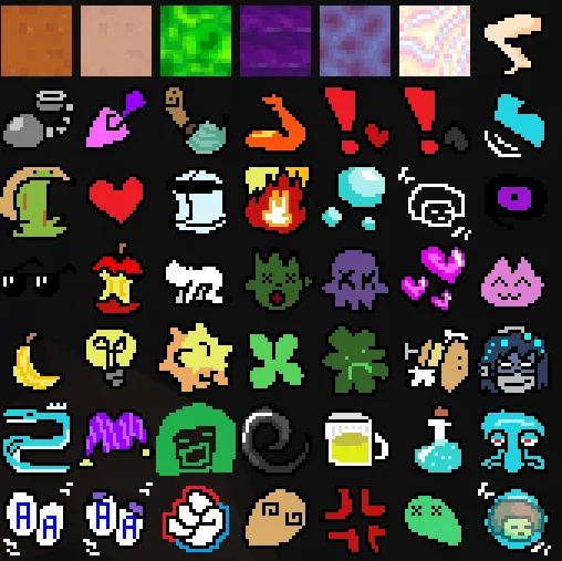 Undertale 2 Effect Sprites, Текстуры, Minecraft