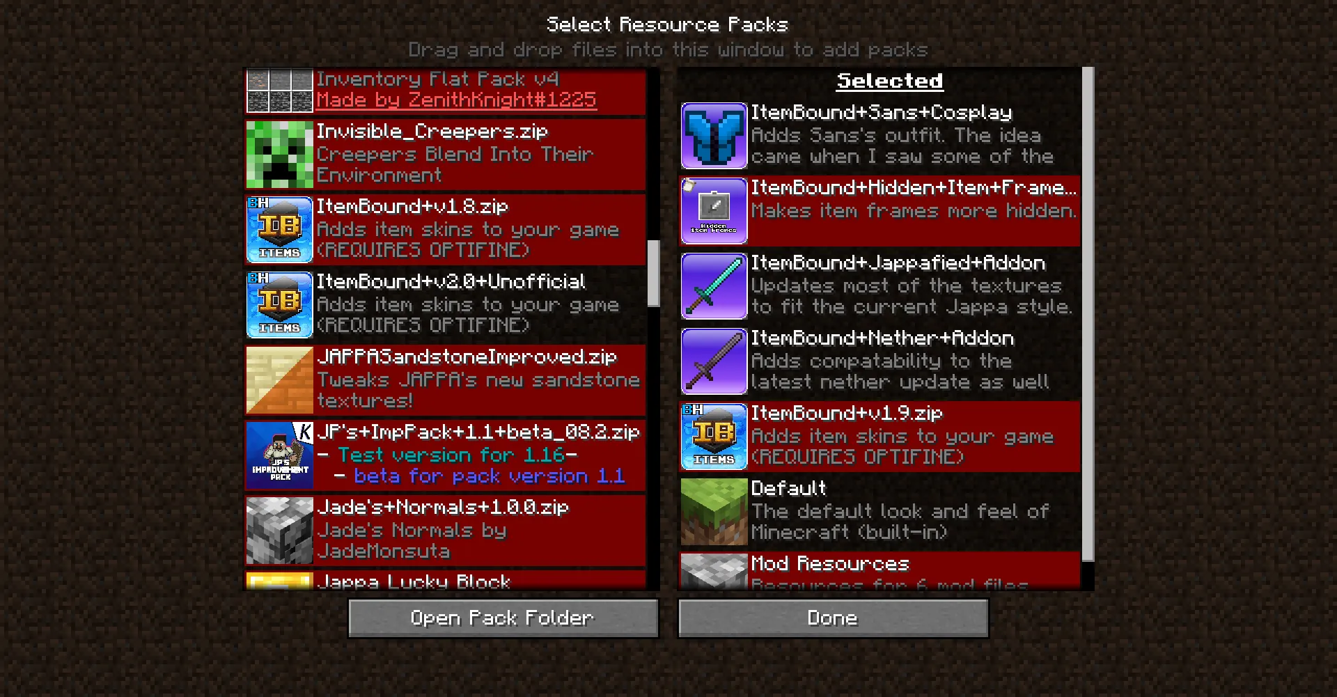 ItemBound Nether Addon — скриншот 1 (Текстуры, Minecraft)