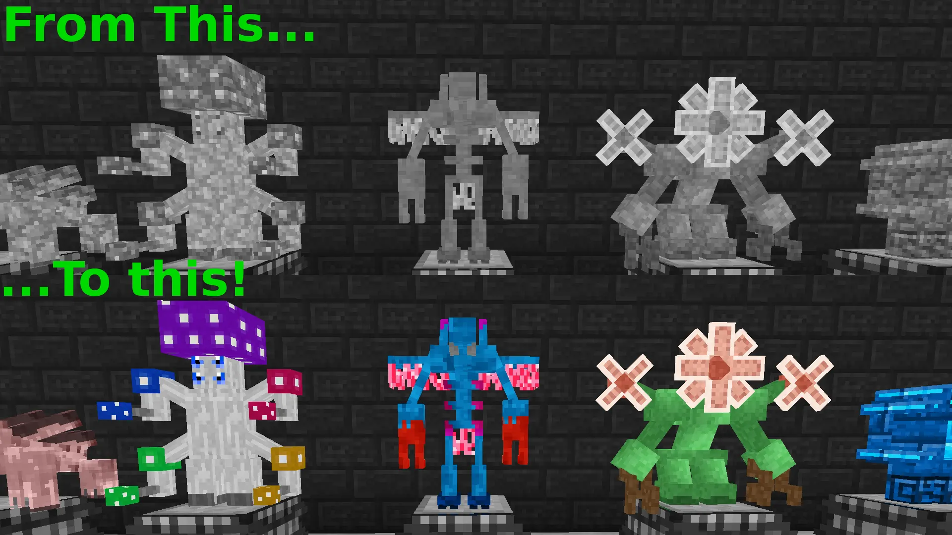 Advent of Ascension Pretty Statues — скриншот 1 (Текстуры, Minecraft)