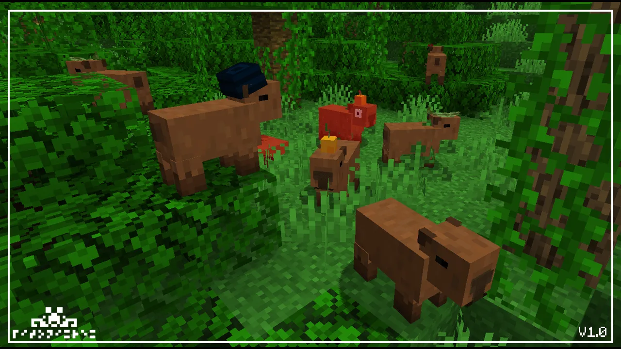 Capybaras, Текстуры, Minecraft