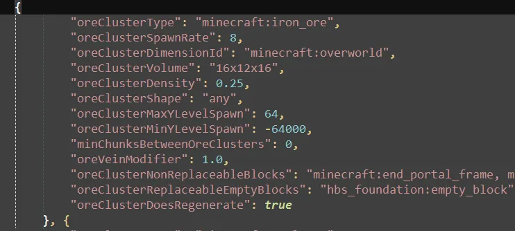 HB's Ore Clusters and Regen — скриншот 6 (Моды, Minecraft)