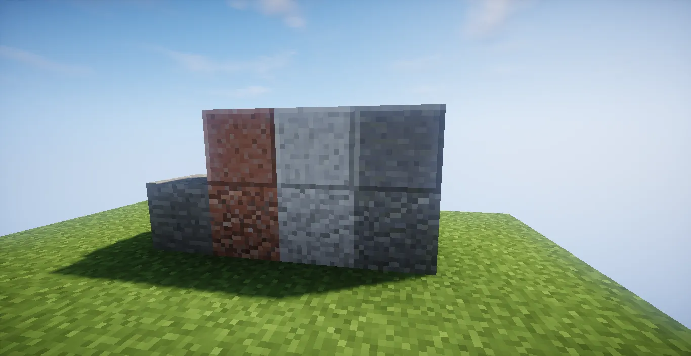 The lost village server ressource pack(smoother stones) — скриншот 1 (Текстуры, Minecraft)