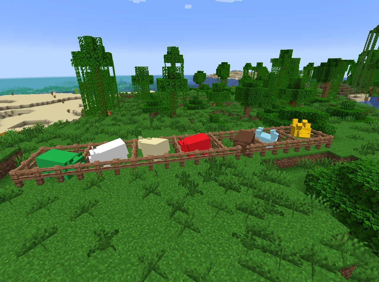 Simple Panda Personalities, Текстуры, Minecraft