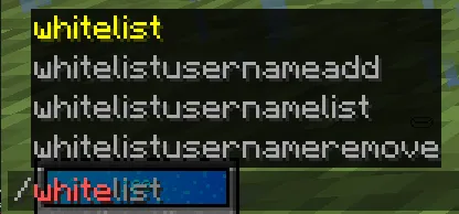 Offline Whitelist - Username-Based, Моды, Minecraft