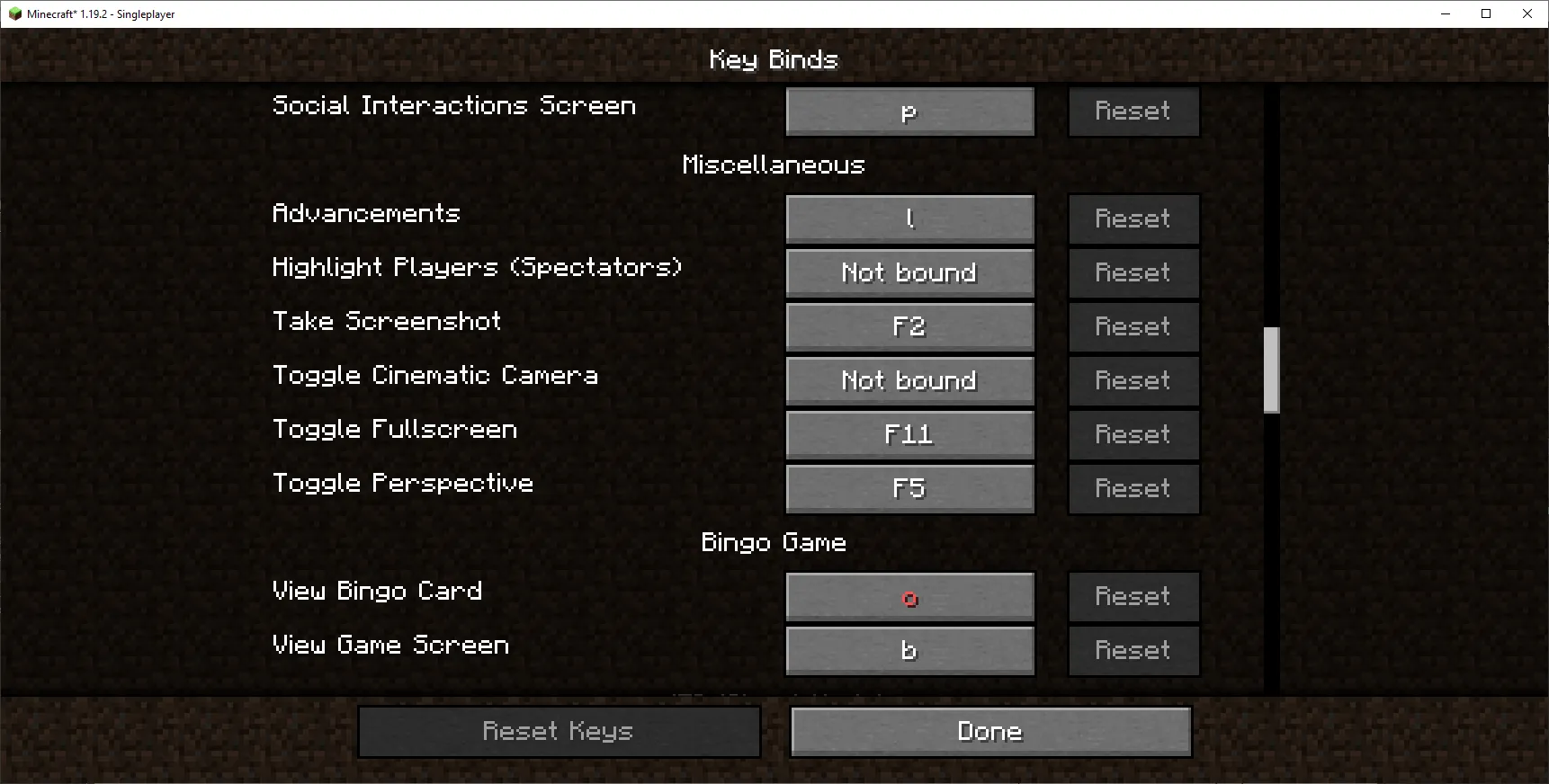 Advancement Bingo Game — скриншот 10 (Моды, Minecraft)