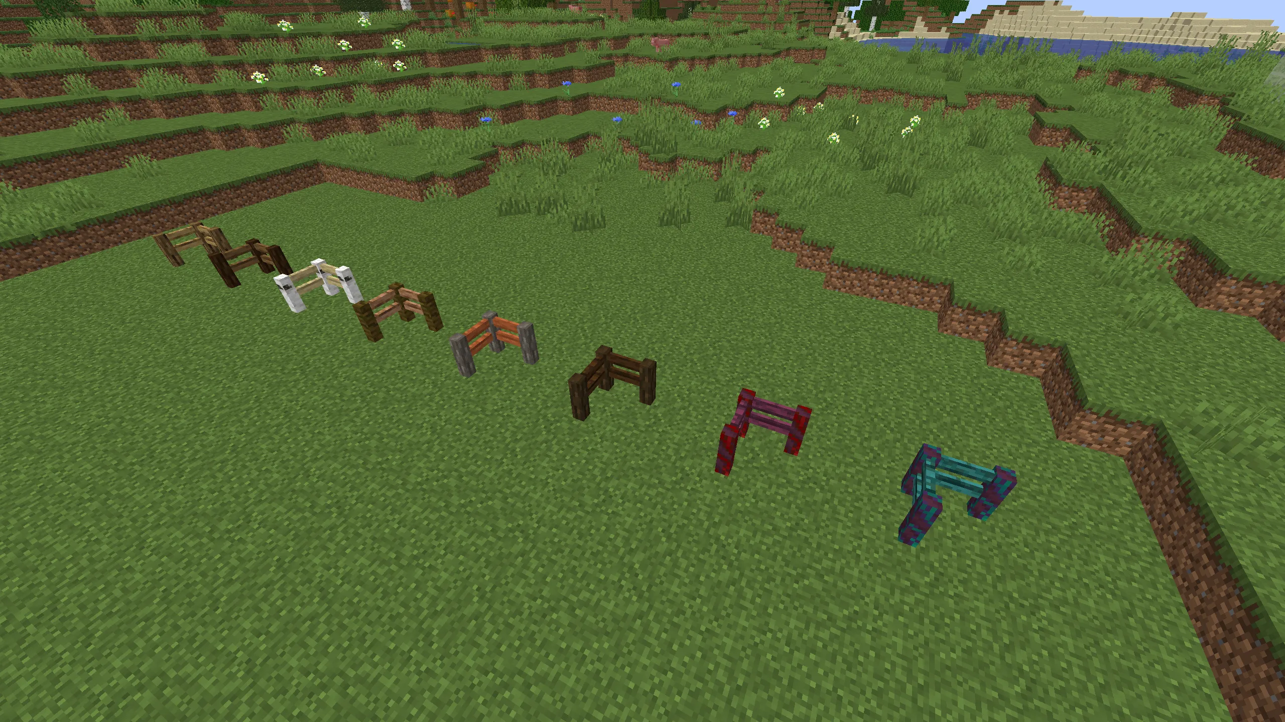 Better Wooden Fence [Log Version] — скриншот 1 (Текстуры, Minecraft)