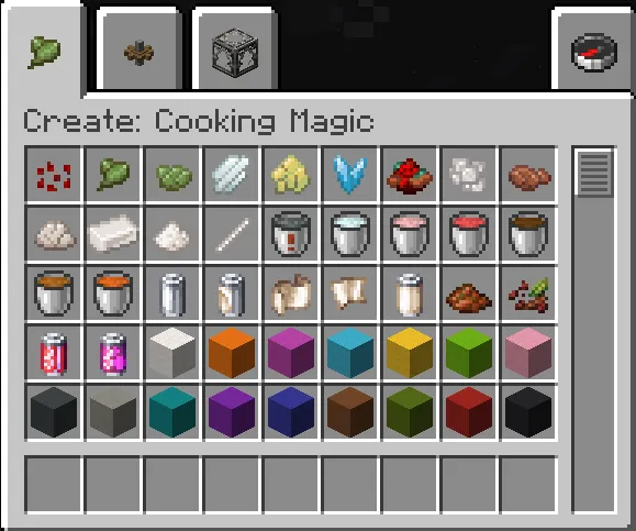 Create: Cooking Powder, Моды, Minecraft
