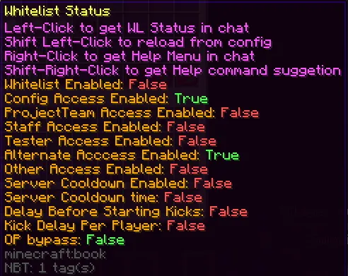 AdvancedWhiteList from Shadorunce — скриншот 2 (Плагины, Minecraft)