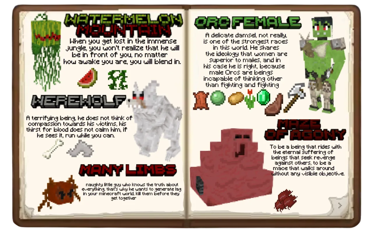 Ruthless Beings, Моды, Minecraft