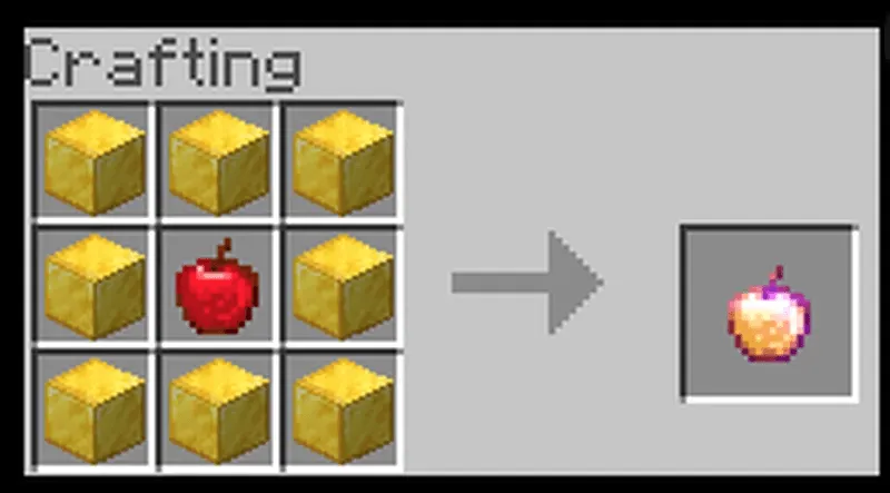 Old Gapple, Текстуры, Minecraft