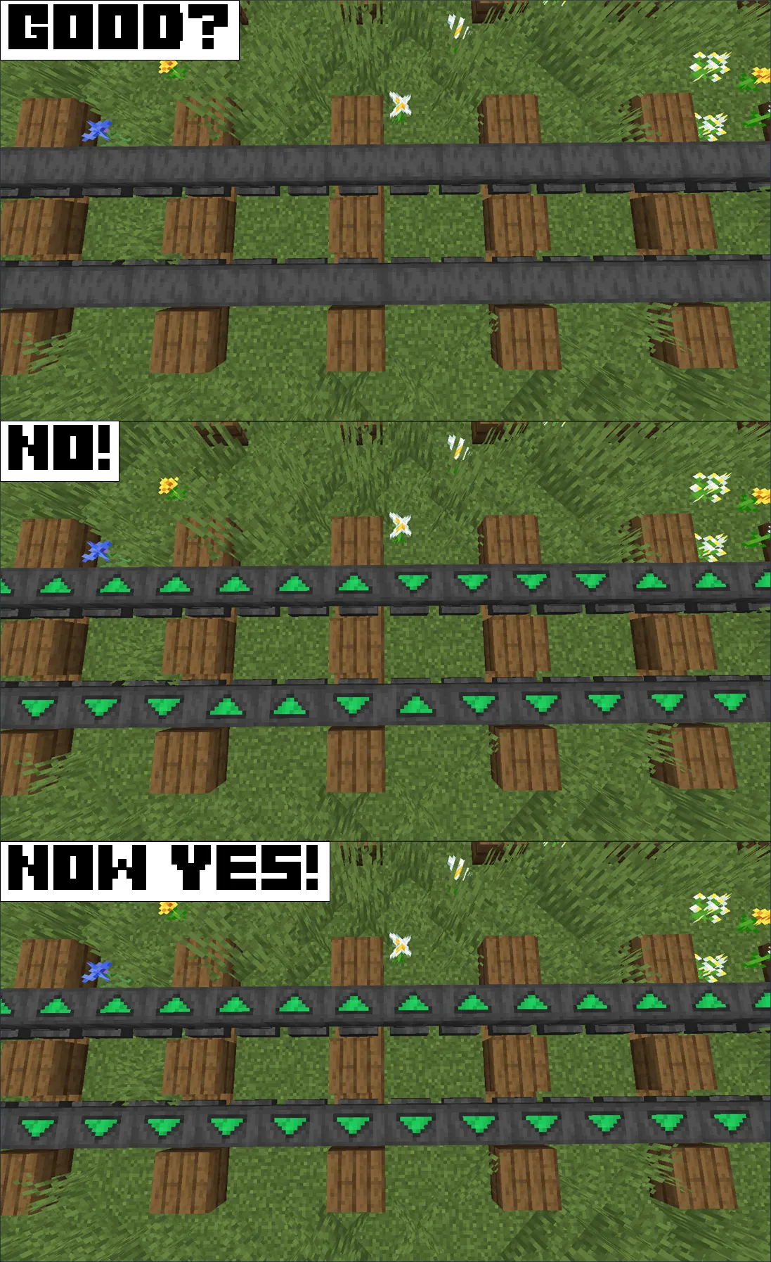 Visible anvils` facing, Текстуры, Minecraft