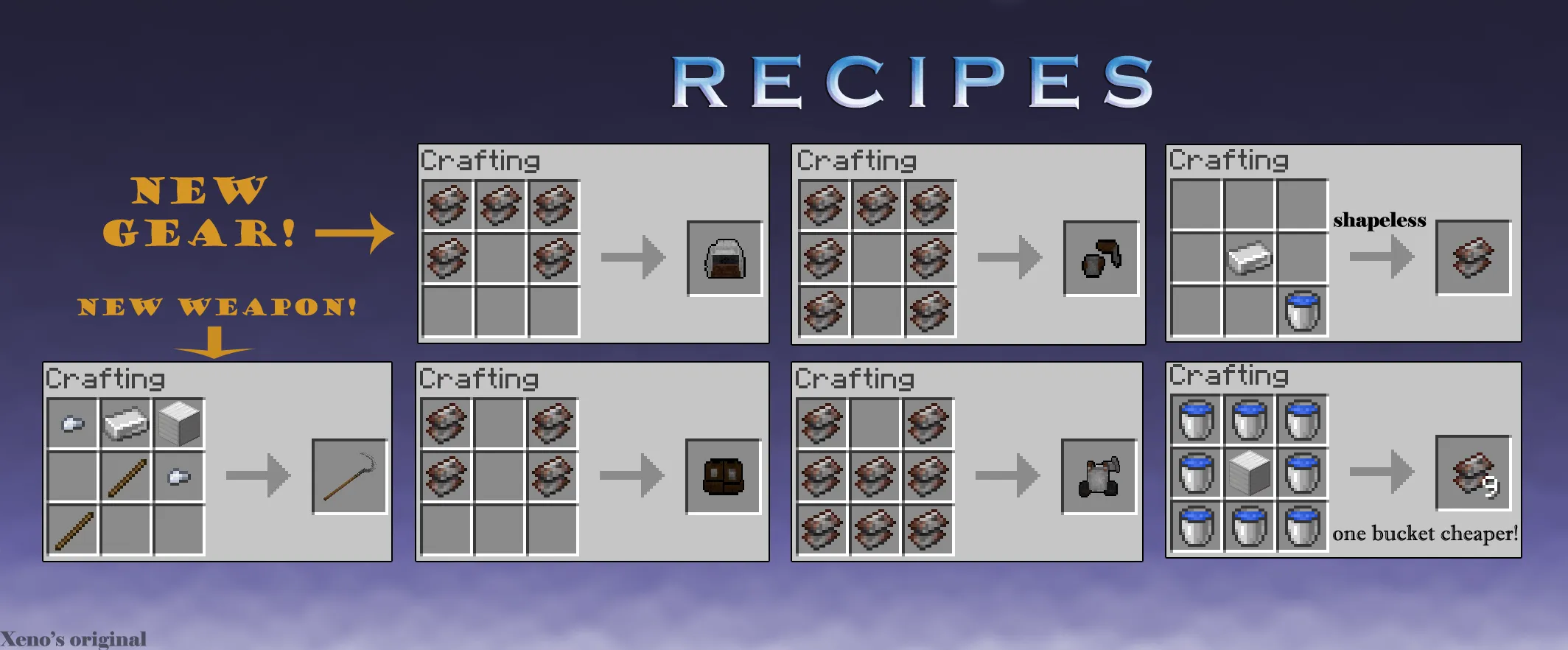 Scrap armor set, Моды, Minecraft