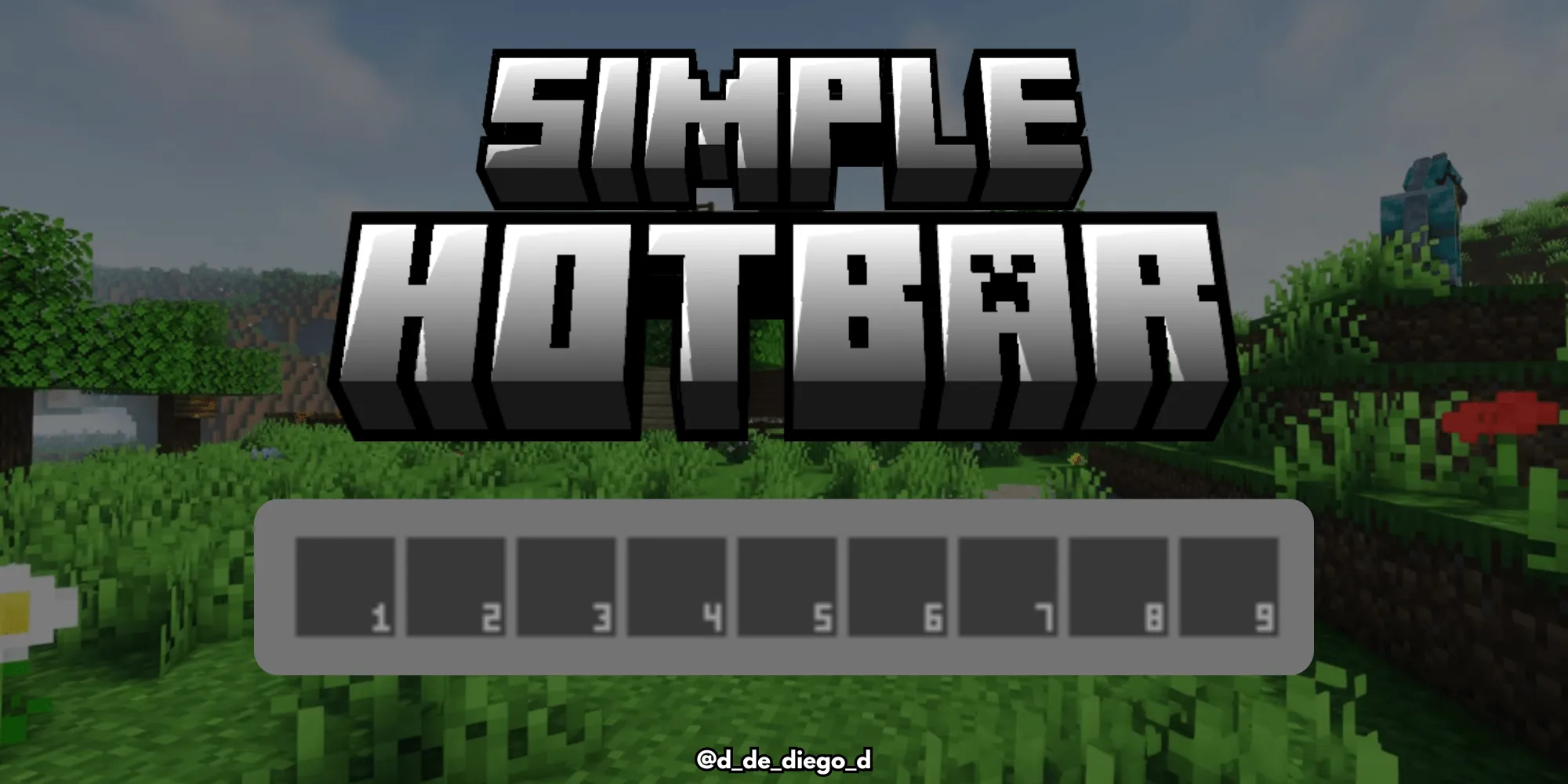 Simple Hotbar Plus — скриншот 3 (Текстуры, Minecraft)