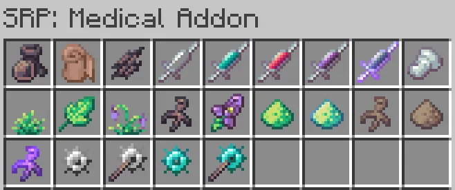 Scape and Run: Parasites Medical Addon, Моды, Minecraft