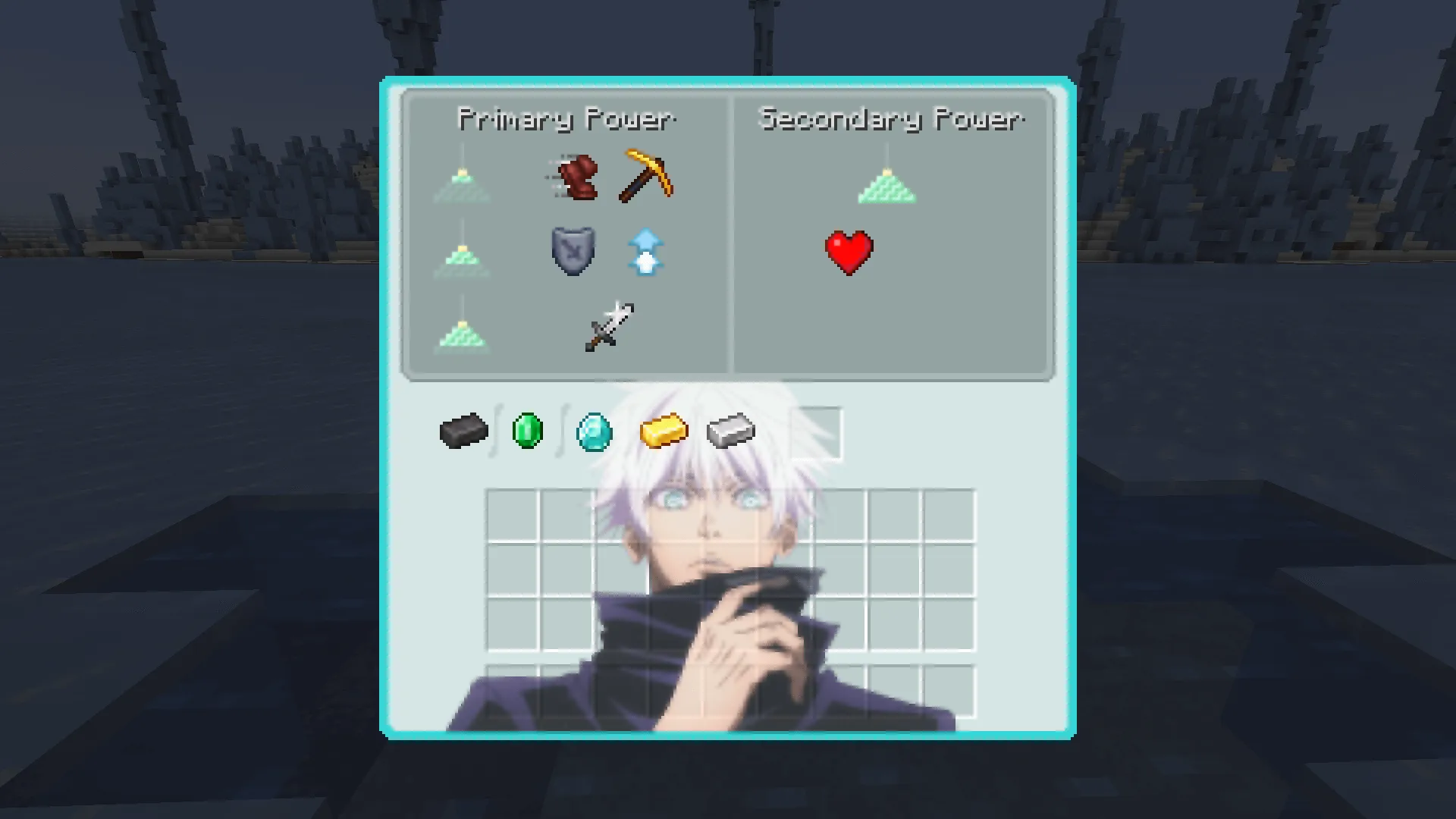 Jujutsu Kaisen GUI Pack — скриншот 3 (Текстуры, Minecraft)