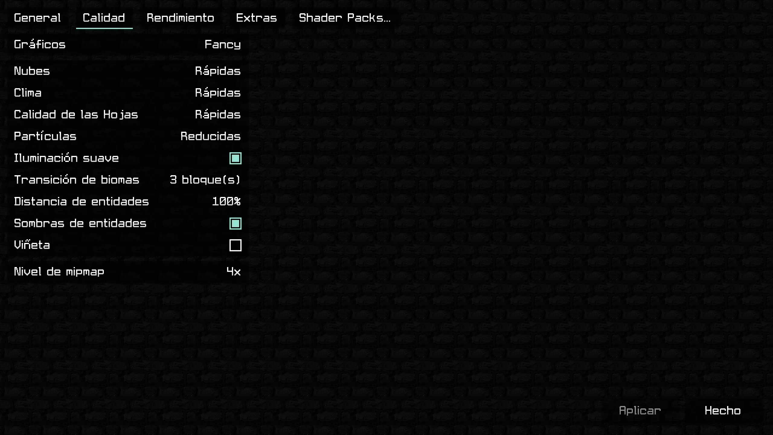Ultimate Dark Edition, Текстуры, Minecraft