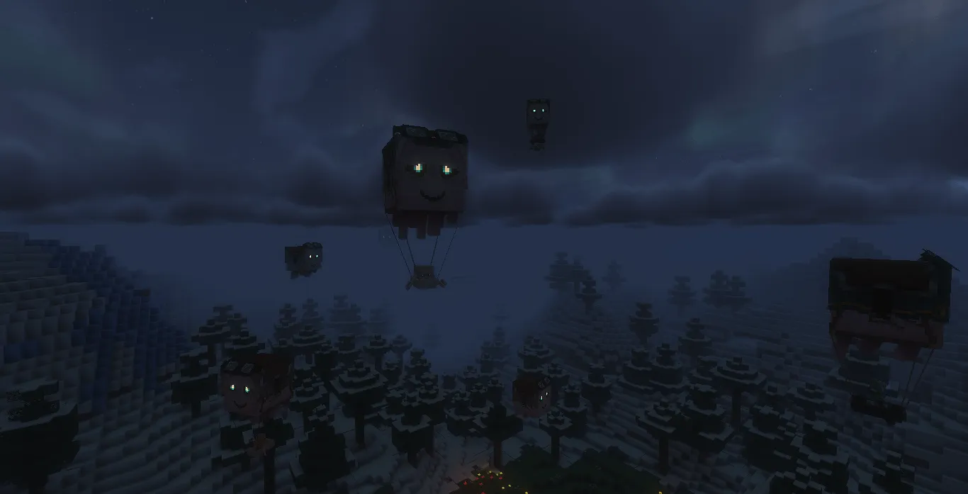 NOT SO HAPPY GHASTS, Текстуры, Minecraft