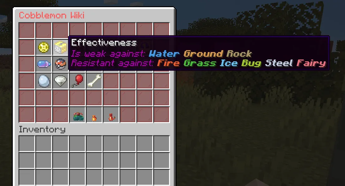 Cobblemon Wiki Gui, Моды, Minecraft