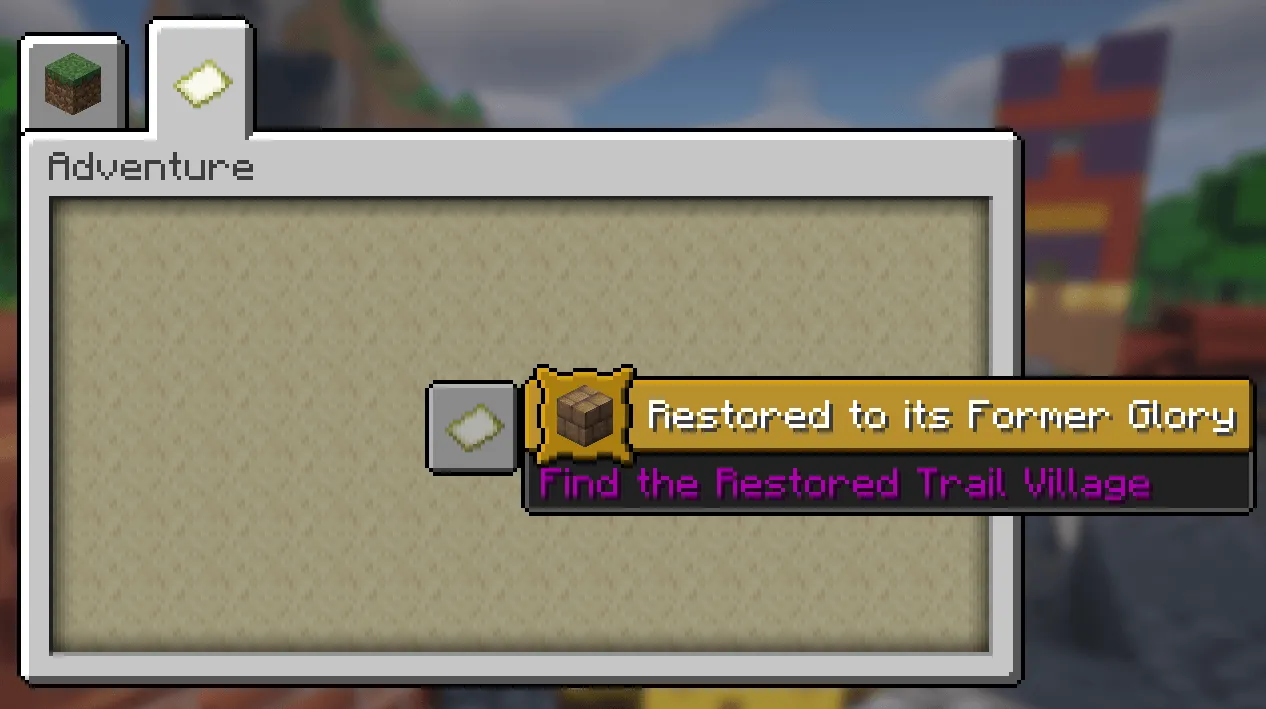 Restaured Trail Village, Моды, Minecraft